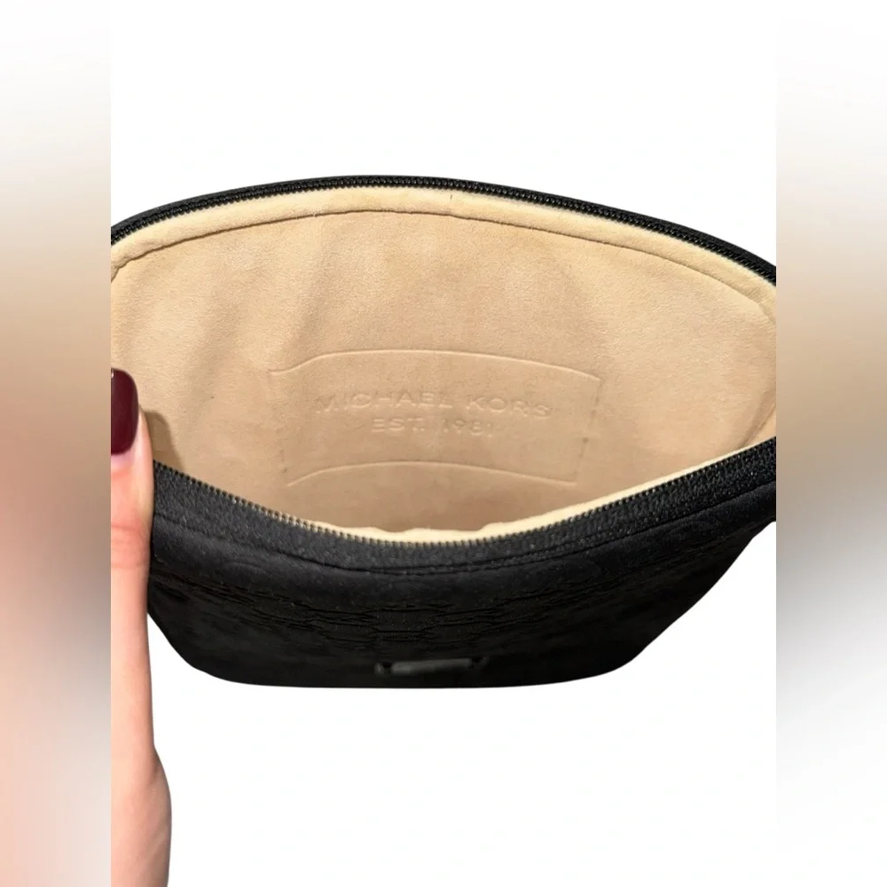 Michael Kors Black Embossed‎ Logo iPad Sleeve Cover